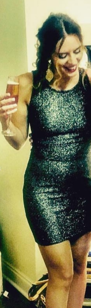 Gold dress